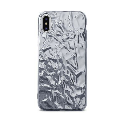 Puro Metal Flex Cover till iPhone XS / X - Silver