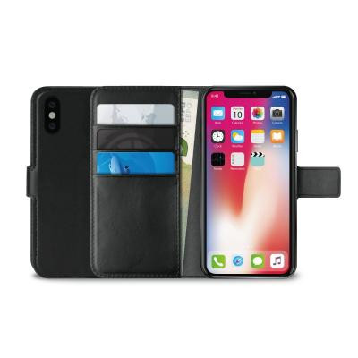 Puro Milano Plånboksfodral till iPhone XS / X - Svart