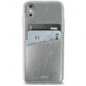 Puro Shine Pocket (iPhone X/Xs) - Silver