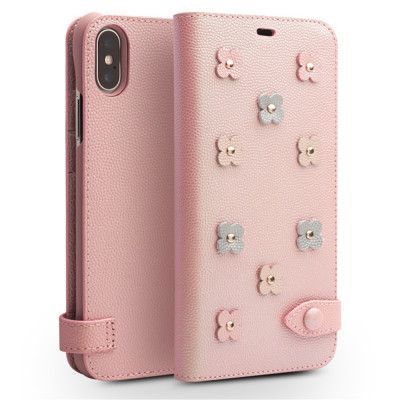 Qialino Flower Wallet (iPhone X/Xs)