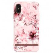 Richmond & Finch Skal för iPhone X/XS - Pink Marble Floral