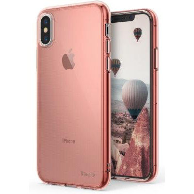 Ringke Air Skal till Apple iPhone XS / X - Rose Gold