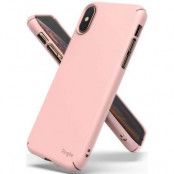 Ringke Slim Skal till Apple iPhone XS / X - Rosa