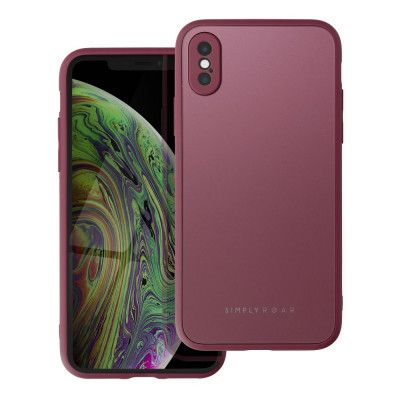 Roar Matte Glass Skal för iPhone XS claret