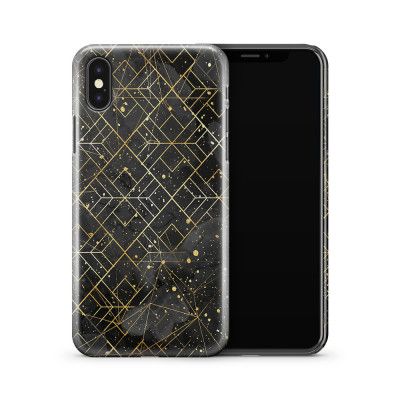 Skal till Apple iPhone X - Black Galaxy