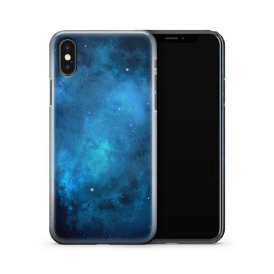 Skal till Apple iPhone X - Blue Galaxy
