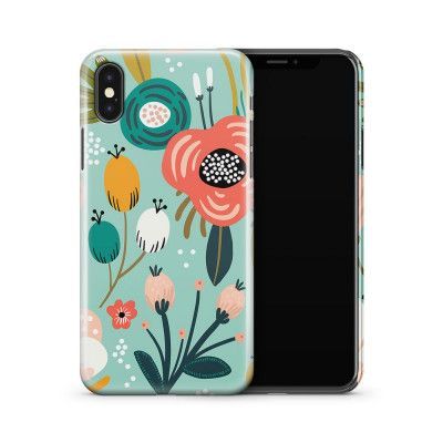 Skal till Apple iPhone X - Dödskalle - Turkos