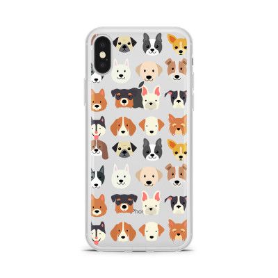 Skal till Apple iPhone X - Dogs