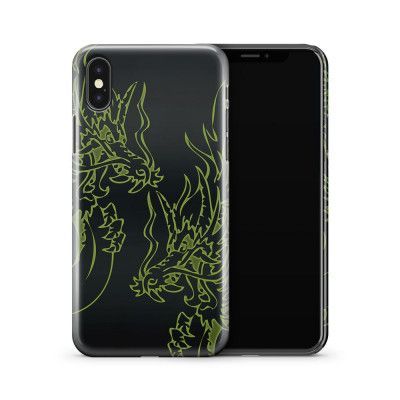 Skal till Apple iPhone X - Fotboll - Grön