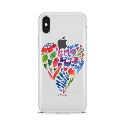 Skal till Apple iPhone X - Mandala Heart