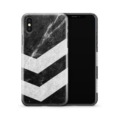 Skal till Apple iPhone X - Marble arrows down