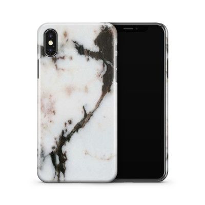 Skal till Apple iPhone X - Marble - Vit