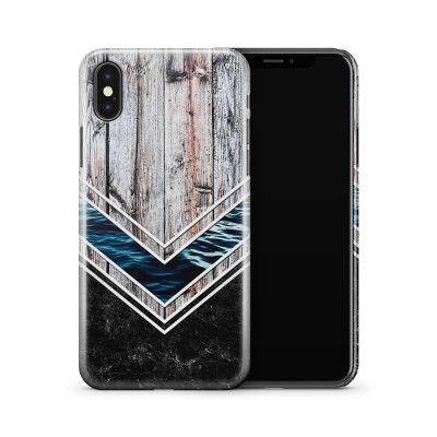 Skal till Apple iPhone X - MarbleWood river-arrow