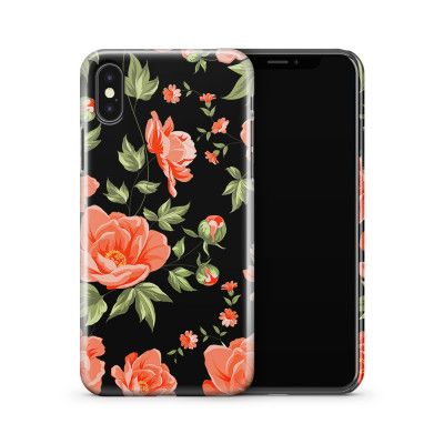 Skal till Apple iPhone X - Orange roses