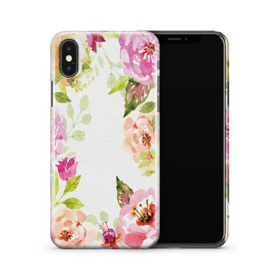 Skal till Apple iPhone X - Painted roses