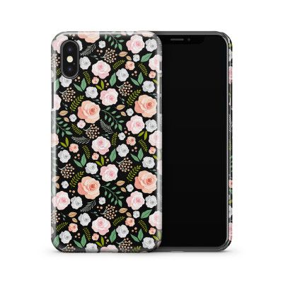 Skal till Apple iPhone X - Pink roses