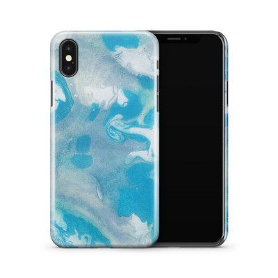 Skal till Apple iPhone X - Polygon - Gul/Rosa