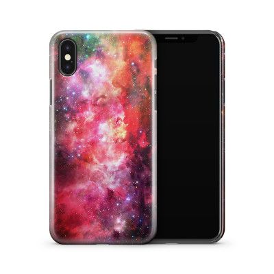 Skal till Apple iPhone X - Rymden - Rosa