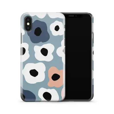 Skal till Apple iPhone X - Skull on fire