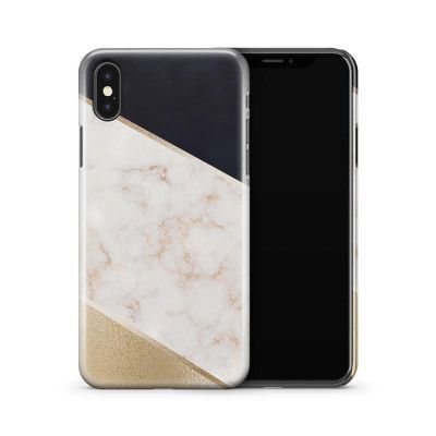 Skal till Apple iPhone X - Vattenfärg - Blå