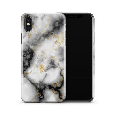 Skal till Apple iPhone X - Vattenfärg - Gul