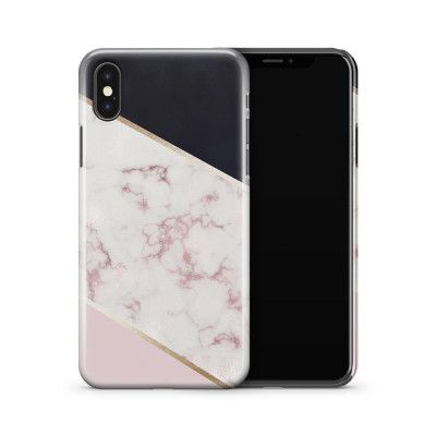 Skal till Apple iPhone X - Vattenfärg - Lila