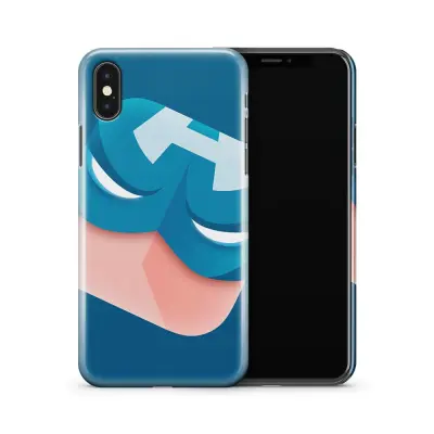 Skal till Apple iPhone X - White Squares