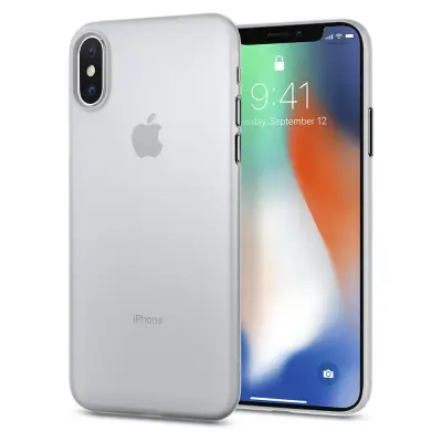 SPIGEN Air Skin 0.4mm Thick Skal till iPhone X -