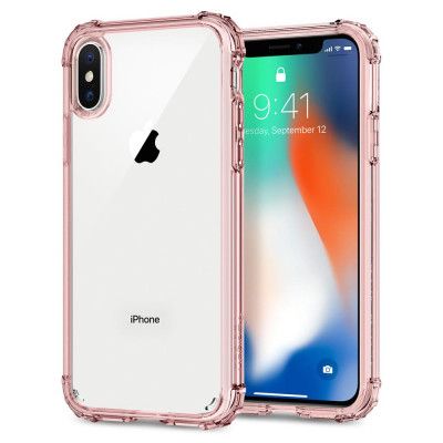 Spigen Crystal Shell Skal till iPhone XS / X - Rose Crystal