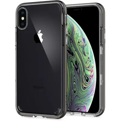 Spigen Neo Hybrid Crystal (iPhone Xs) - Silver