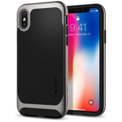 Spigen Neo Hybrid (iPhone X) - Gagatsvart