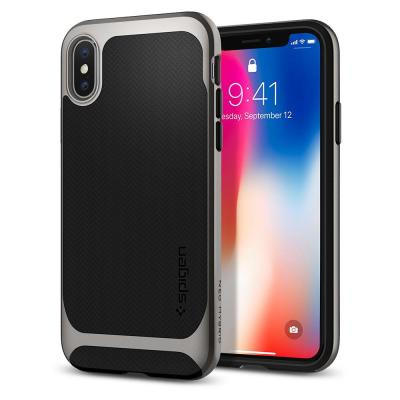 Spigen Neo Hybrid Skal till Apple iPhone XS / X - Gunmetal
