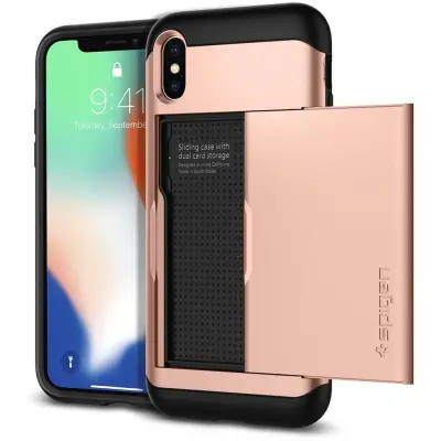Spigen Slim Armor CS (iPhone Xs) - Roséguld