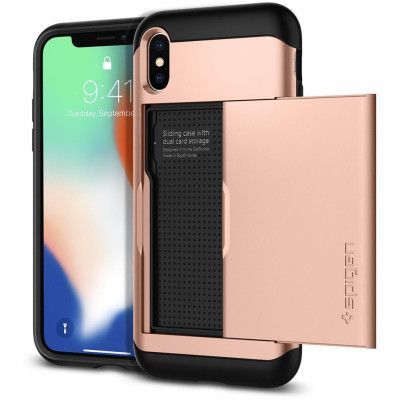 Spigen Slim Armor CS (iPhone Xs) - Svart