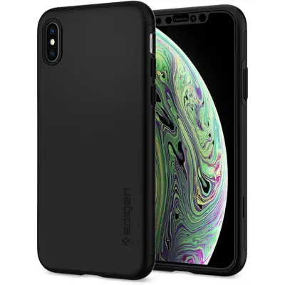 Spigen Thin Fit 360 Case + Glass (iPhone X/Xs)