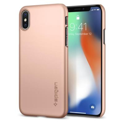 Spigen Thin Fit Skal till iPhone XS / X - Blush Gold