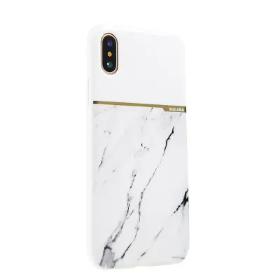 Sulada Marble Series Skal till iPhone XS / X - Vit