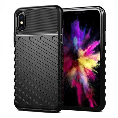 Thunder Flexible Skal iPhone XS / X - Svart