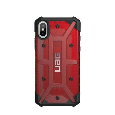 UAG iPhone X, Plasma Cover, Röd/Svart