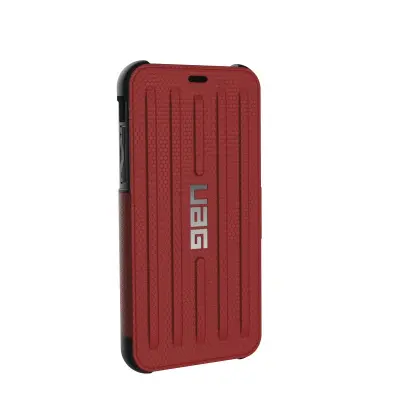 UAG iPhone X/XS, Metropolis Flip Card Case, röd