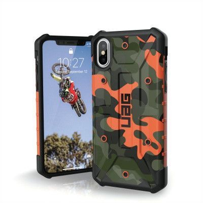UAG Pathfinder Camo Case (iPhone X/Xs) - Svart/grå