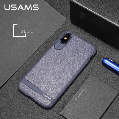 Usams Sinja Case (iPhone X/Xs) - Blå