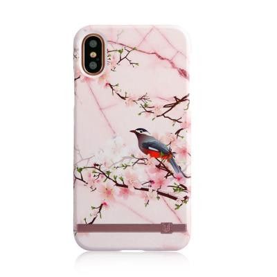 UUNIQUE Print Design Skal till iPhone X - Marble Blossom