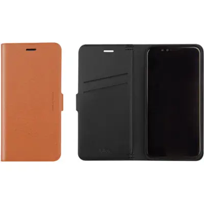 Viva Madrid Finura Cierre Wallet (iPhone X/Xs) - Brun