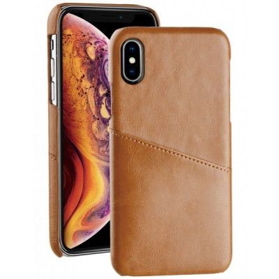 Vivanco Excellent Back Cover (iPhone X/Xs) - Brun