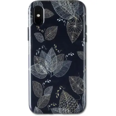 Wilma Midnight Shine - Leaf Lines