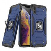Wozinsky Ring Armor Skal iPhone XS / X - Blå