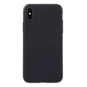 X-LEVEL Guardian Series Frosted TPU Mobilskal för iPhone XS - Svart