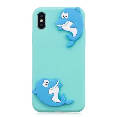 Trolsk 3D Happy Dolphin Case (iPhone Xs Max)