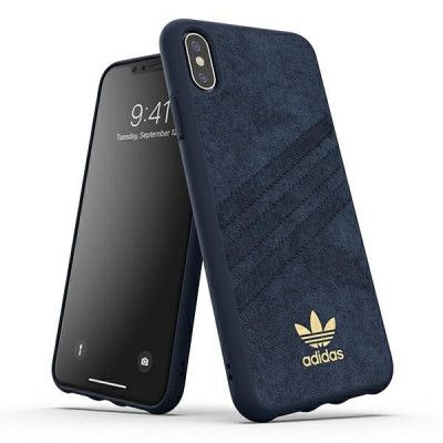 Adidas OR Molded UltraSuede Skal iPhone XS Max - Blå